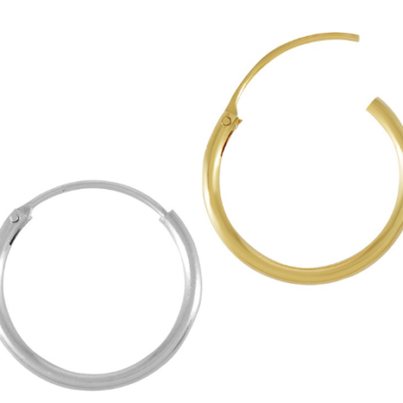 Σκουλαρίκι ορείχαλκος κρίκος sk15