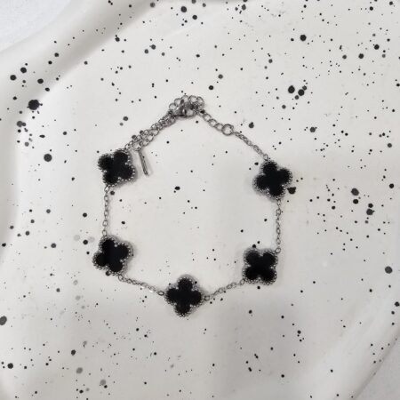 Βραχιόλι ανοξείδωτο ατσάλι επιπλατινωμένο με μεγάλο σταυρουδάκι v47