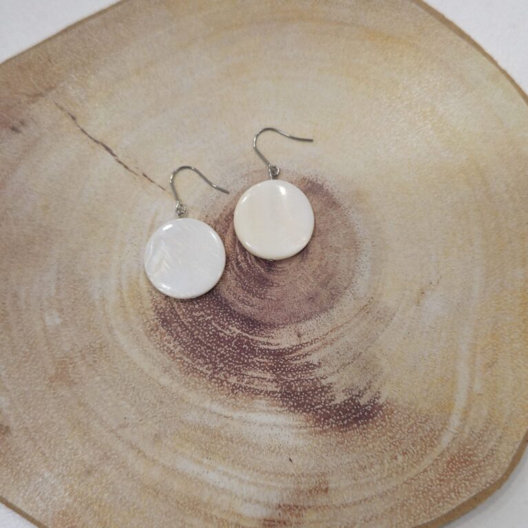 Σκουλαρίκι μικρός κύκλος ανοξείδωτο ατσάλι φίλντισι 3.7εκ επιχρυσωμένο και επιπλατινωμένο sk81