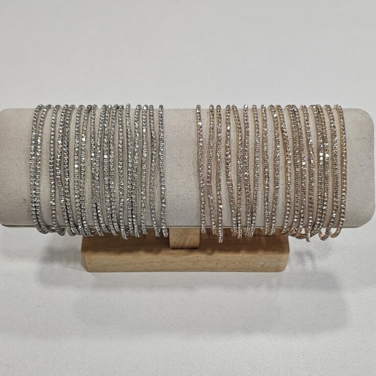 Βραχιόλι ορείχαλκος με στρας v86