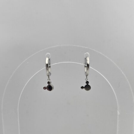 Σκουλαρίκι ορείχαλκος mickey επιπλατινωμένο sk104