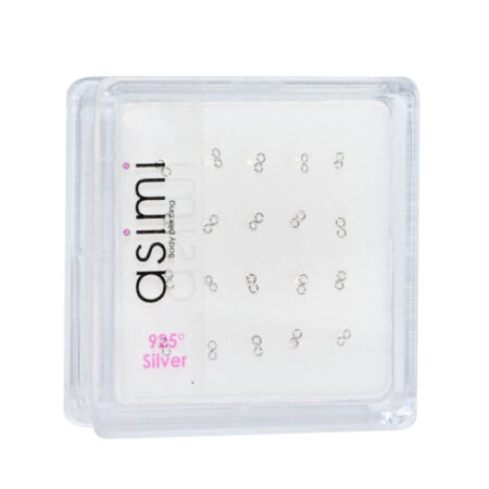 Ασημένιο σκουλαρίκι μύτης άπειρο m13