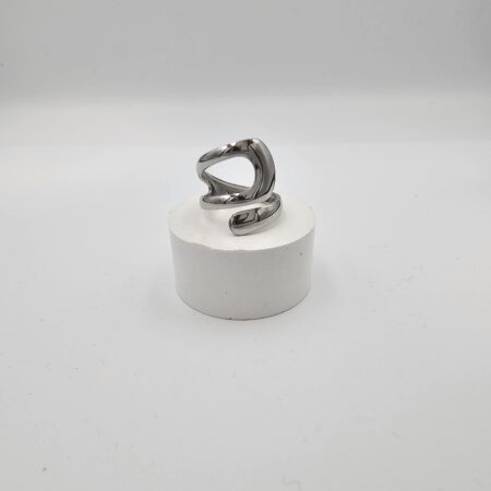 Δαχτυλίδι ανοξείδωτο ατσάλι επιπλατινωμένο d100