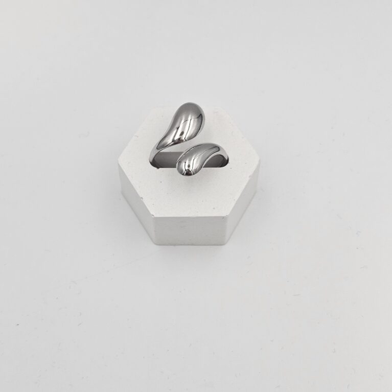 Δαχτυλίδι ανοξείδωτο ατσάλι επιπλατινωμένο d99