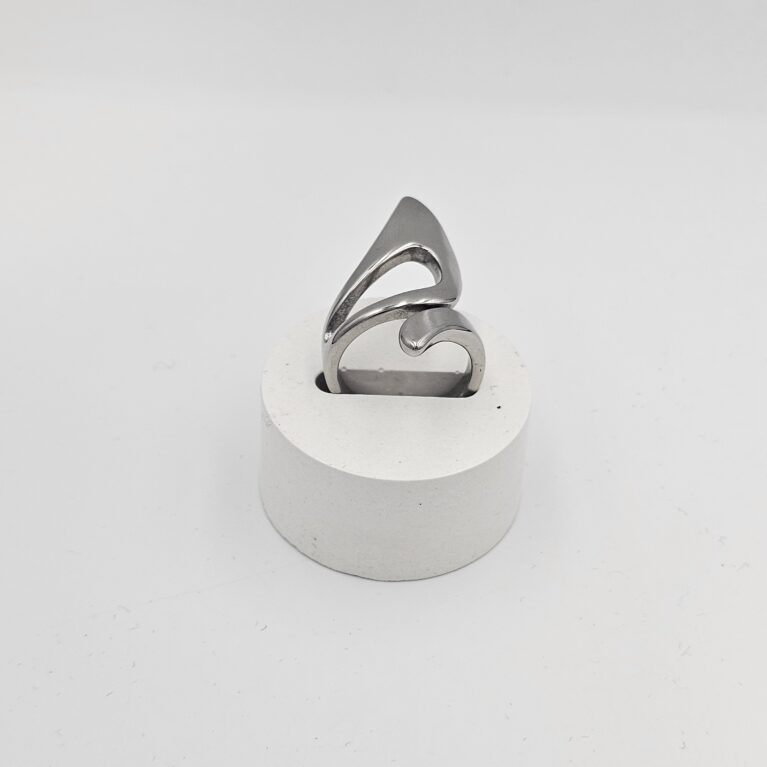 Δαχτυλίδι ανοξείδωτο ατσάλι επιπλατινωμένο d98