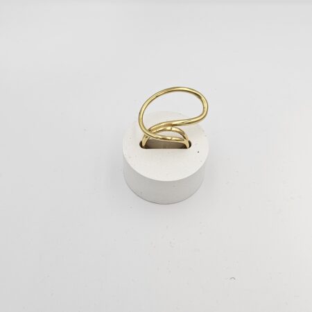 Δαχτυλίδι ανοξείδωτο ατσάλι επιχρυσωμένο d71