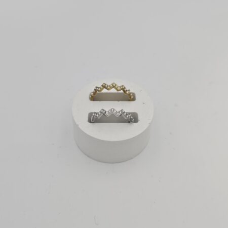 Δαχτυλίδι μπίλιες ανοξείδωτο ατσάλι επιπλατινωμένο και επιχρυσωμένο d66