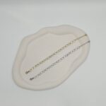 Bραχιόλι ριβιέρα καρδιές ανοξείδωτο ατσάλι επιπλατινωμένο και επιχρυσωμένο v122