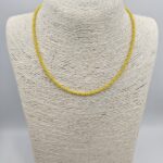 Κολιέ ανοξείδωτο ατσάλι με κρύσταλλα σε διάφορα χρώματα k161